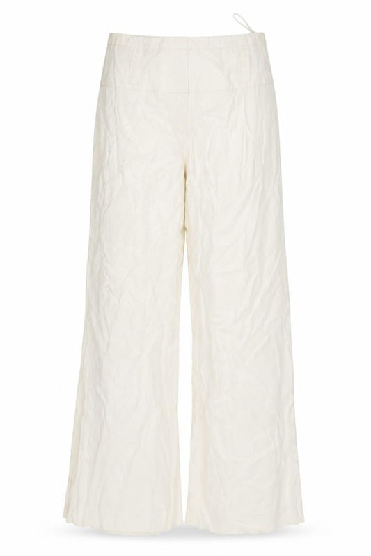 Principles Womens Ivory Acetate Chino Trousers Size 10 L26.5 in Regular Zip