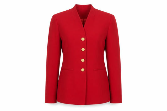 Kaleidoscope Womens Red Jacket Blazer Size 10 Button