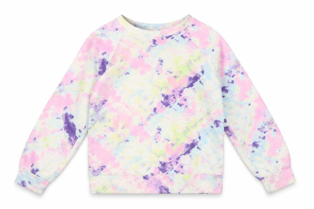 Gap Girls Multicoloured Geometric Polyester Pullover Sweatshirt Size 8 Years Pullover