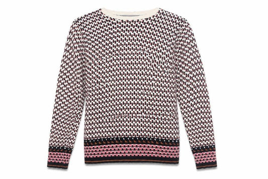 Principles Womens Multicoloured Geometric Viscose Basic T-Shirt Size 10 Crew Neck
