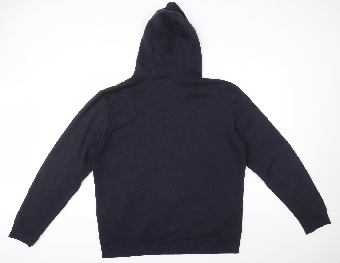 Peacocks Womens Blue Polyester Full Zip Hoodie Size XL Zip