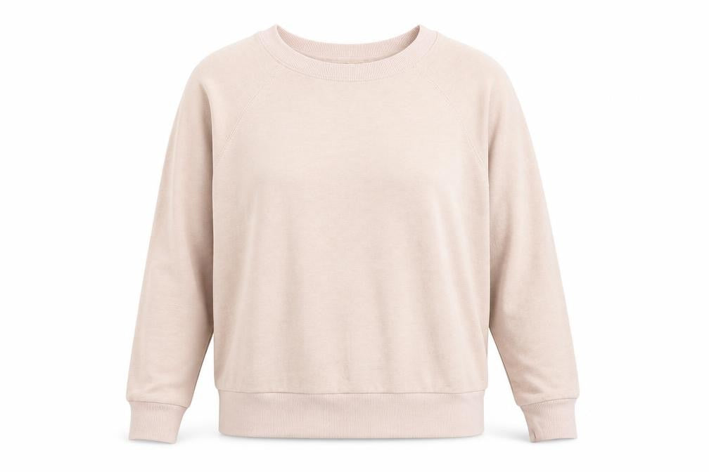 Divided Womens Pink Polyester Pullover Sweatshirt Size M Pullover