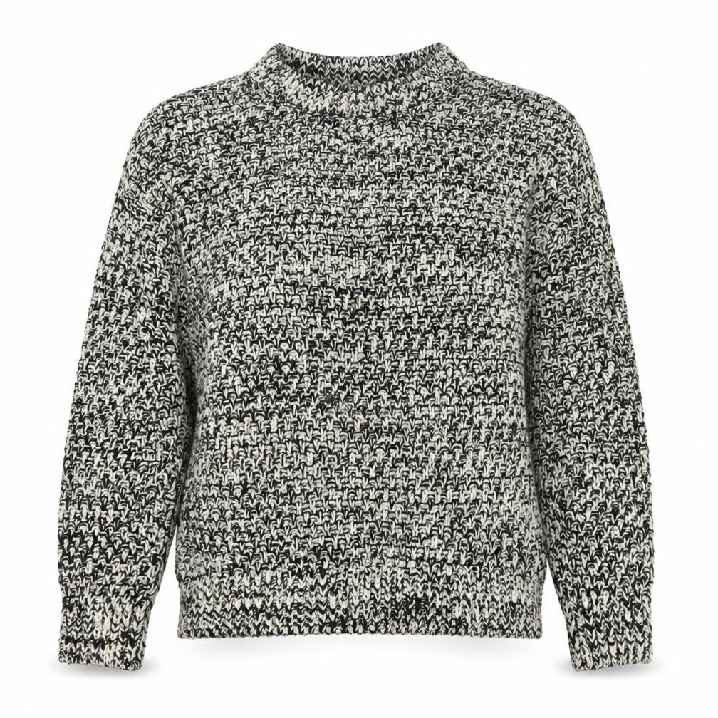 H&M Womens White Round Neck Cotton Pullover Jumper Size XS