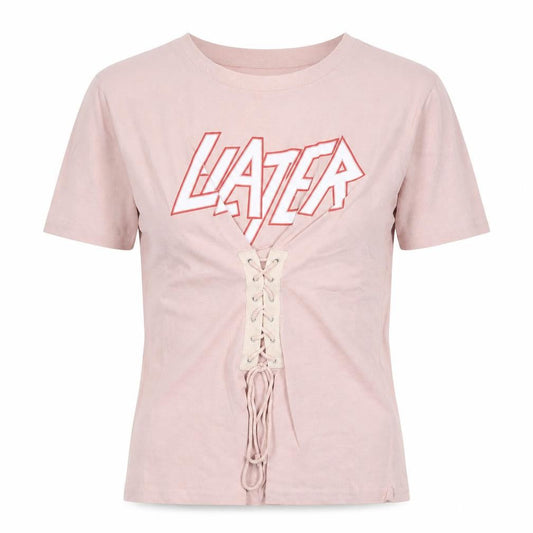 Eight Paris Womens Pink Cotton Basic T-Shirt Size S Round Neck