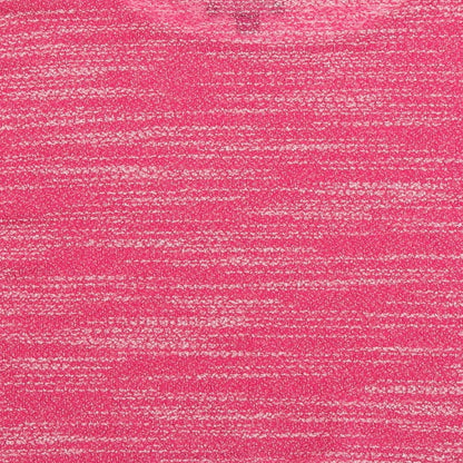 Saloos Womens Pink Polyester Basic Blouse Size 14 Boat Neck