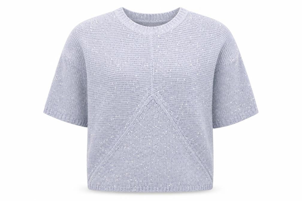 Aftershock Womens Blue Round Neck Acrylic Pullover Jumper Size L