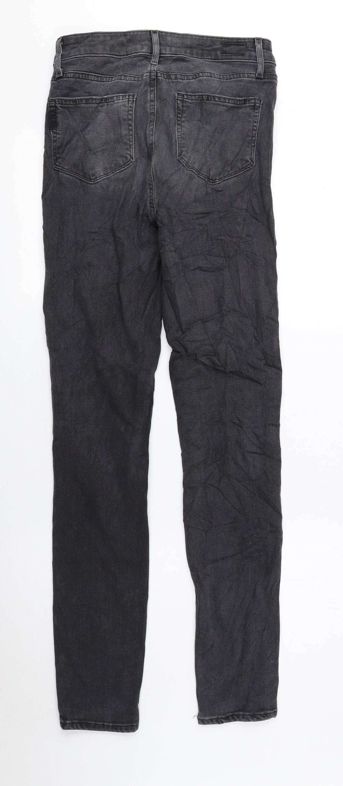 Paige Mens Grey Cotton Skinny Jeans Size 26 in L29 in Regular Zip