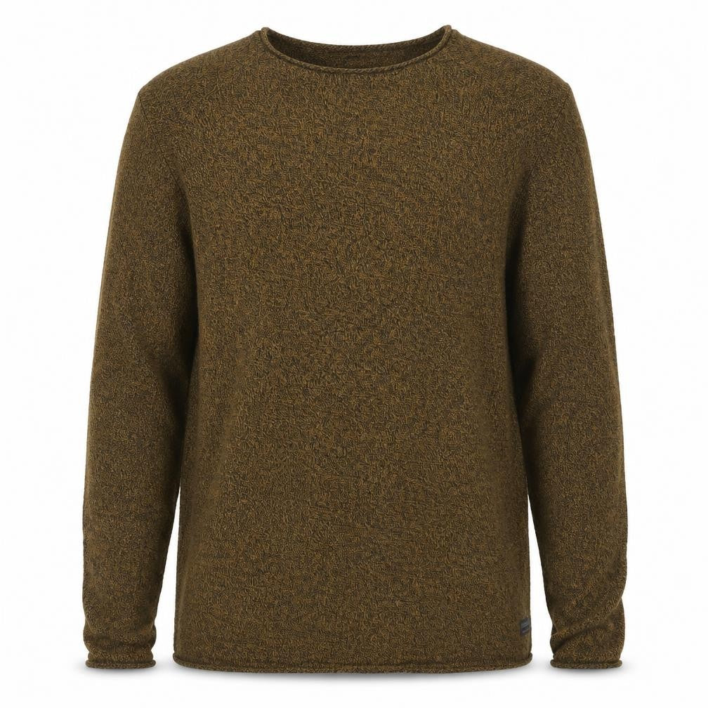 Produkt Mens Yellow Round Neck Cotton Pullover Jumper Size M