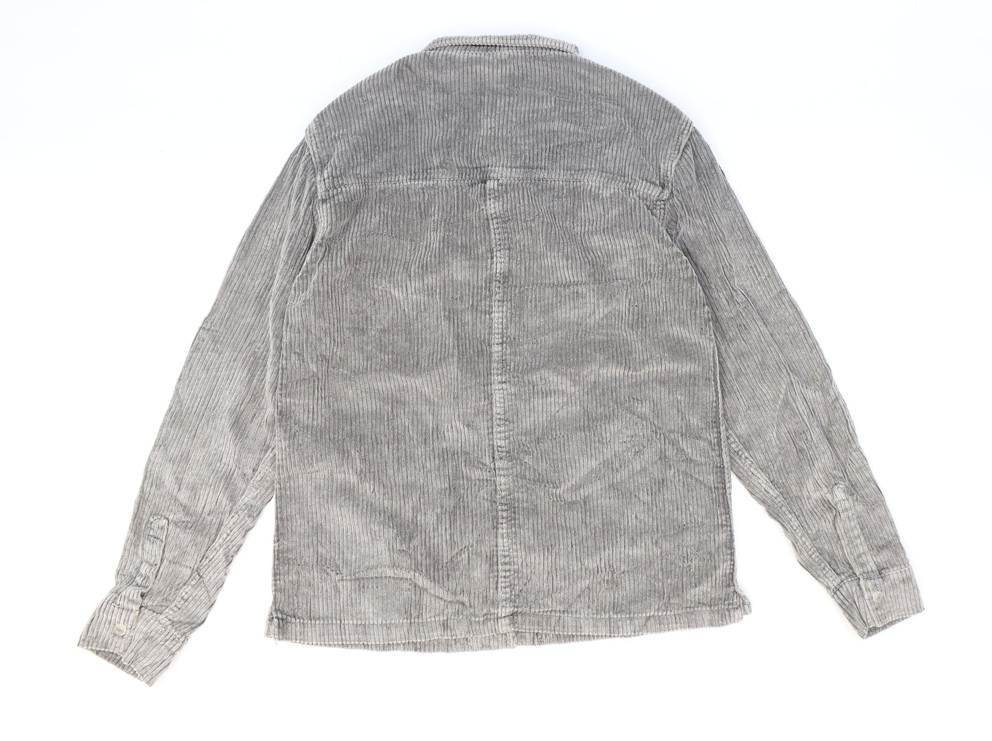 Zara Womens Grey Jacket Size 6 Snap