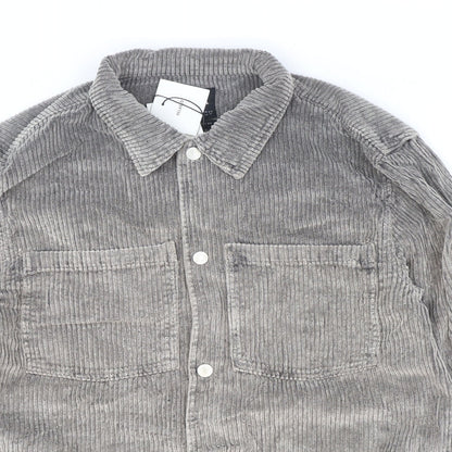 Zara Womens Grey Jacket Size 6 Snap
