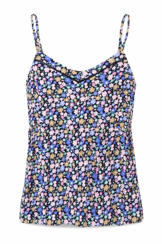 Marks and Spencer Womens Multicoloured Floral Viscose Camisole Blouse Size 8 V-Neck