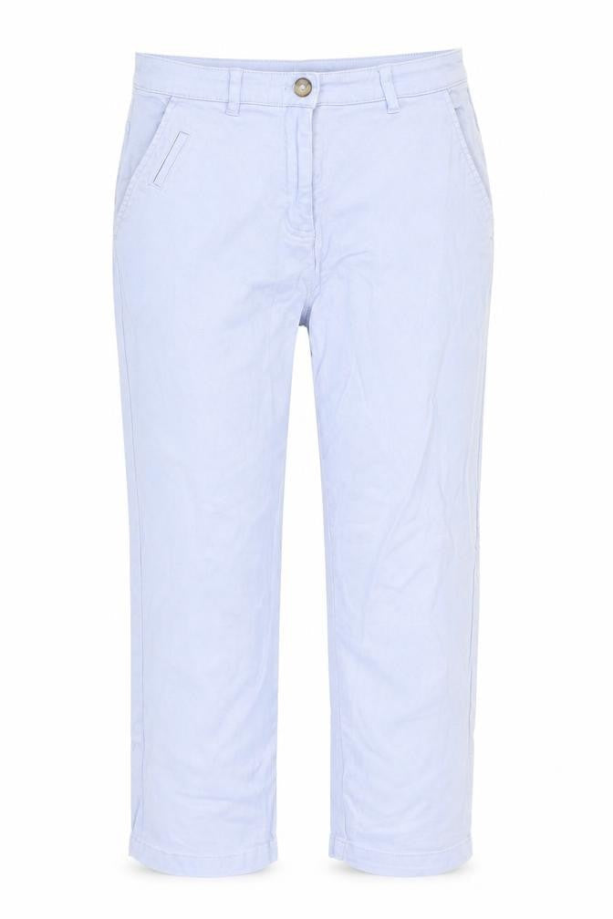 Capsule Womens Blue Cotton Cropped Jeans Size 8 L20 in Regular Zip