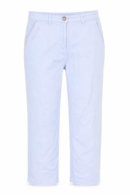 Capsule Womens Blue Cotton Cropped Jeans Size 8 L20 in Regular Zip
