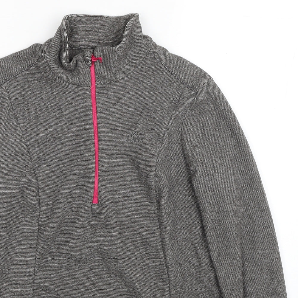 DECATHLON Womens Grey Polyester Pullover Sweatshirt Size M Pullover