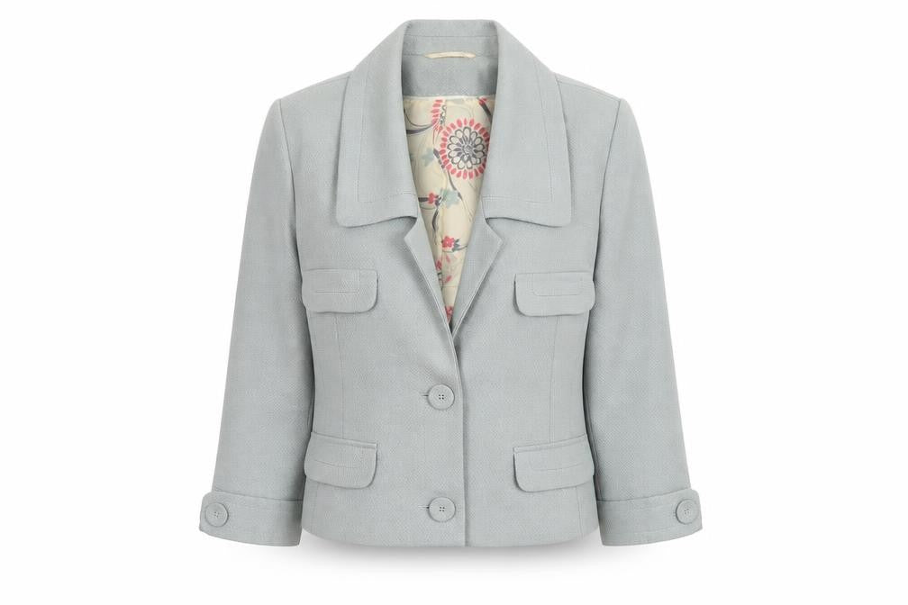 NEXT Womens Green Jacket Blazer Size 8 Button