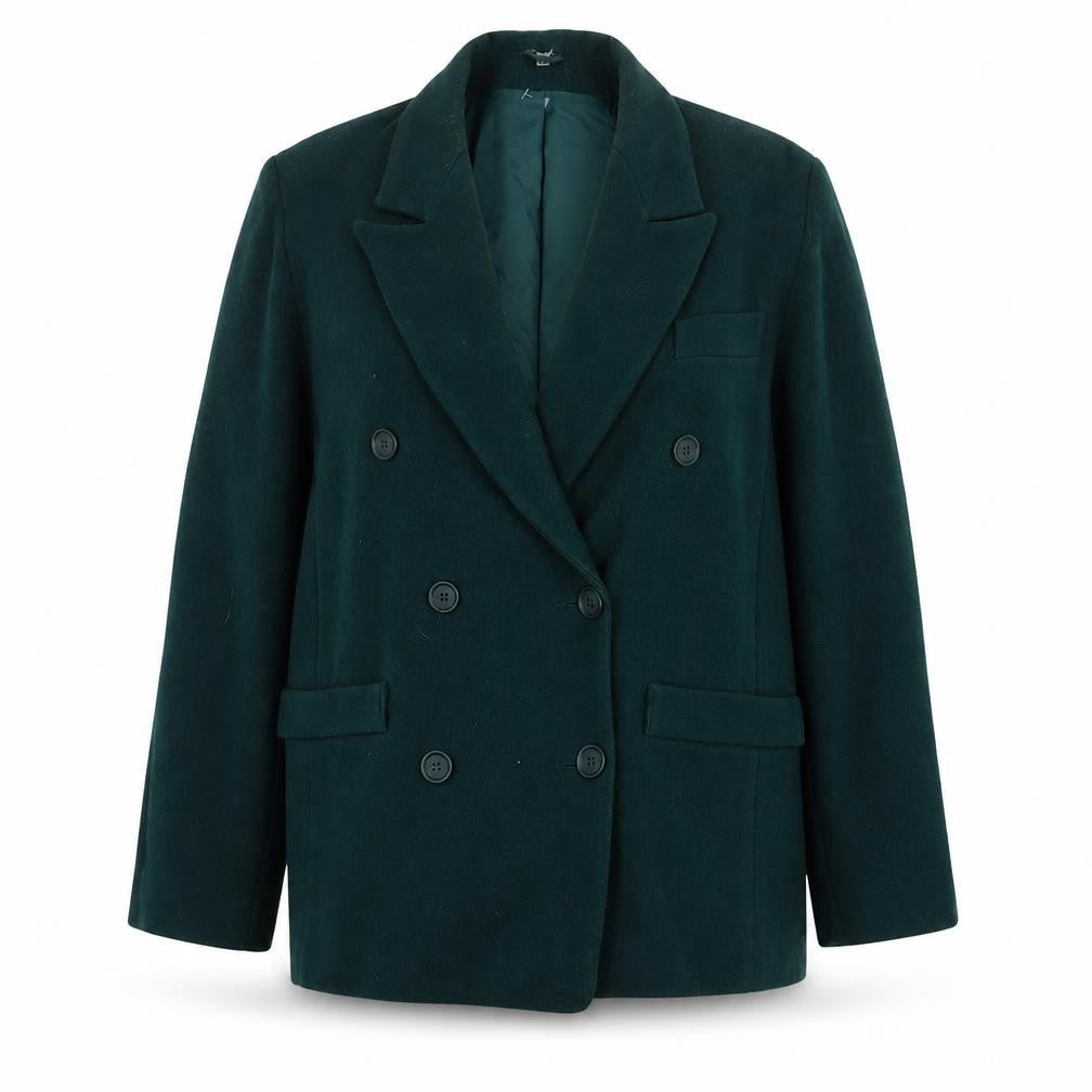 House of Fraser Womens Green Jacket Size 12 Button