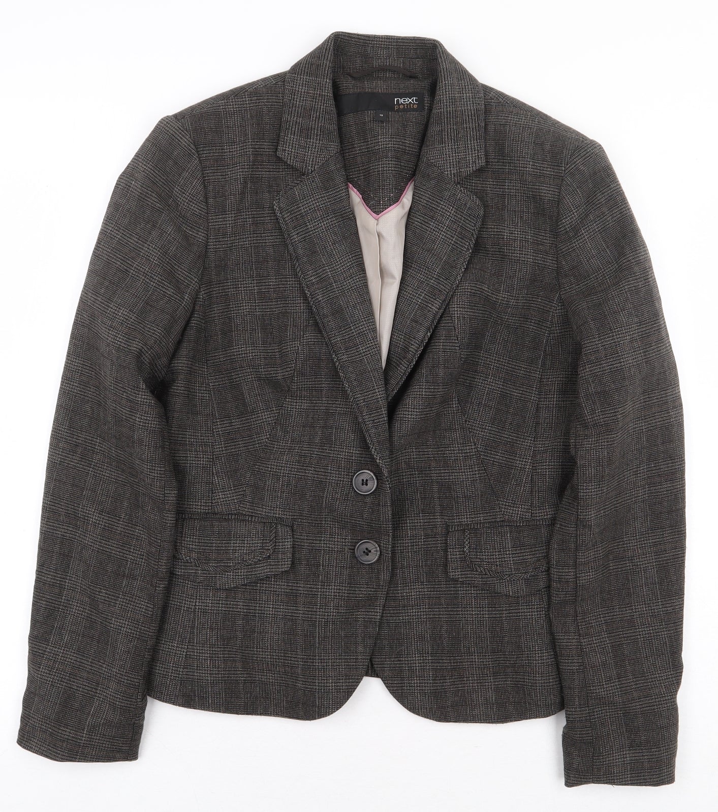 NEXT Womens Grey Kimono Jacket Size 10 Button