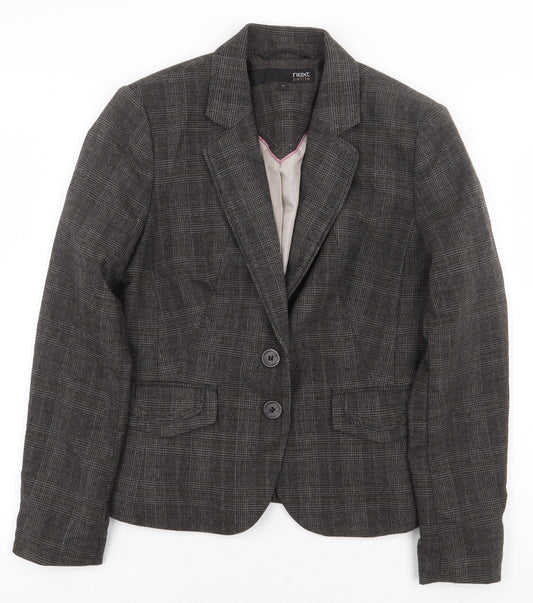 NEXT Womens Grey Kimono Jacket Size 10 Button