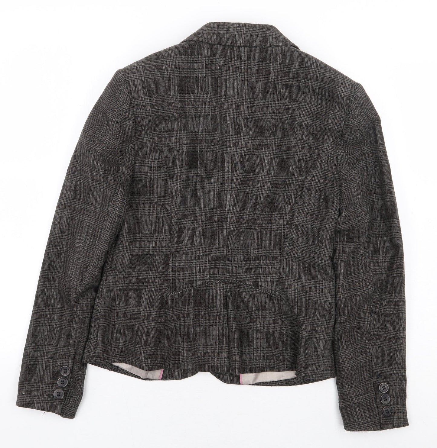 NEXT Womens Grey Kimono Jacket Size 10 Button