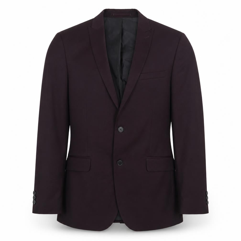 F&F Mens Red Polyester Jacket Blazer Size 40