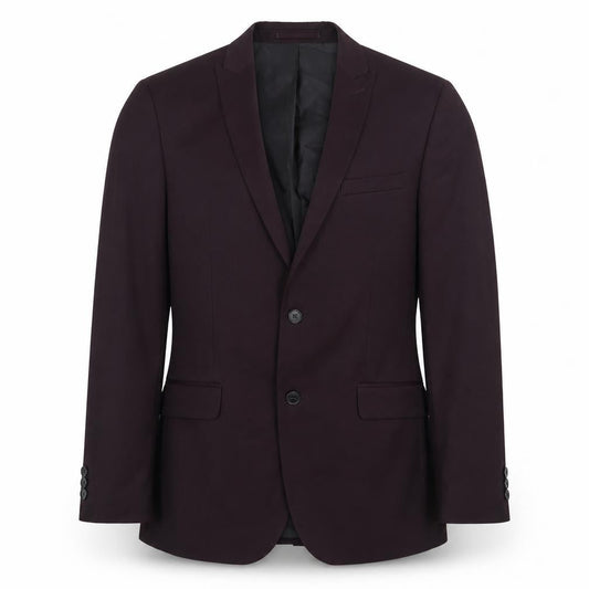 F&F Mens Red Polyester Jacket Blazer Size 40