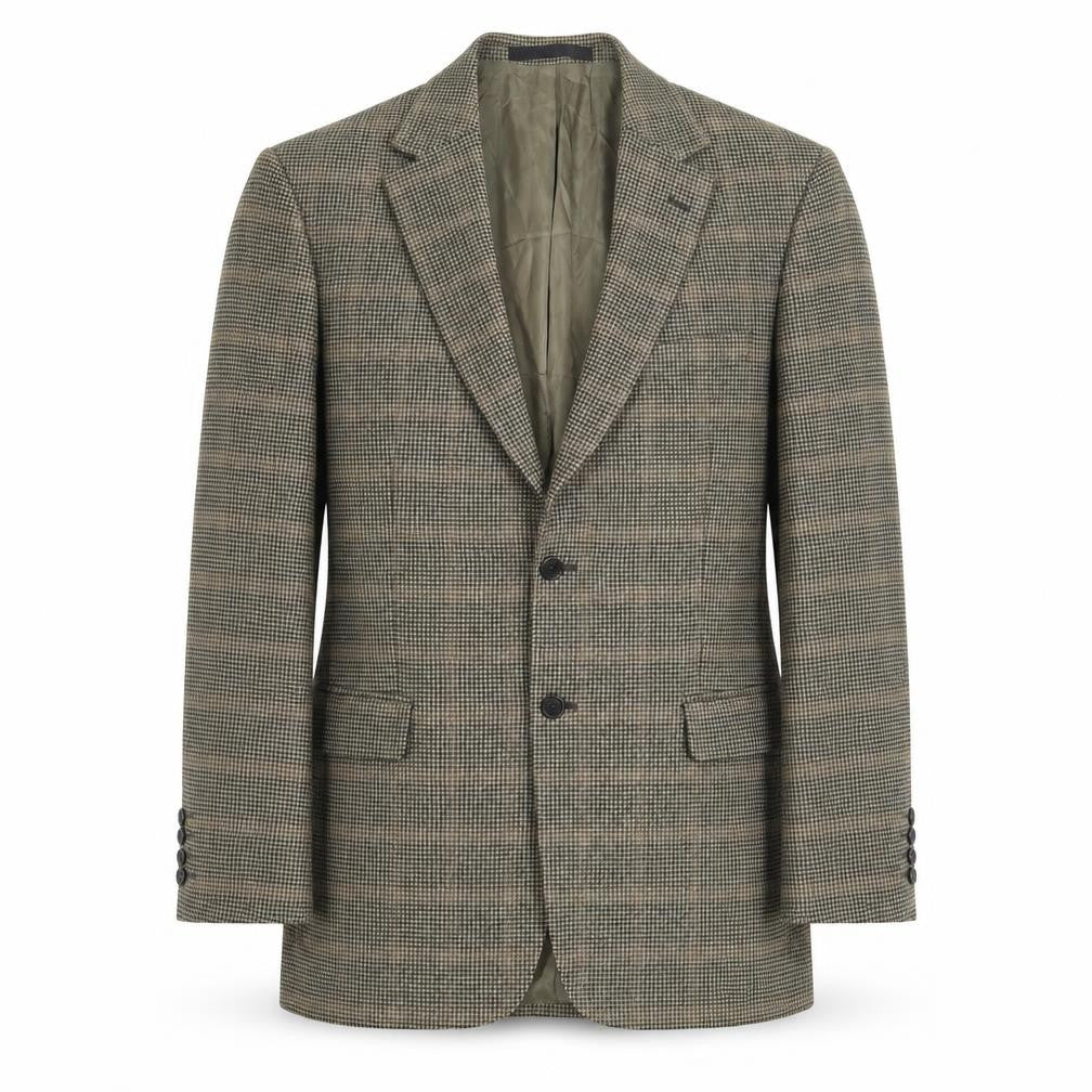 Marks & Spencer Mens Green Wool Jacket Suit Jacket Size 40