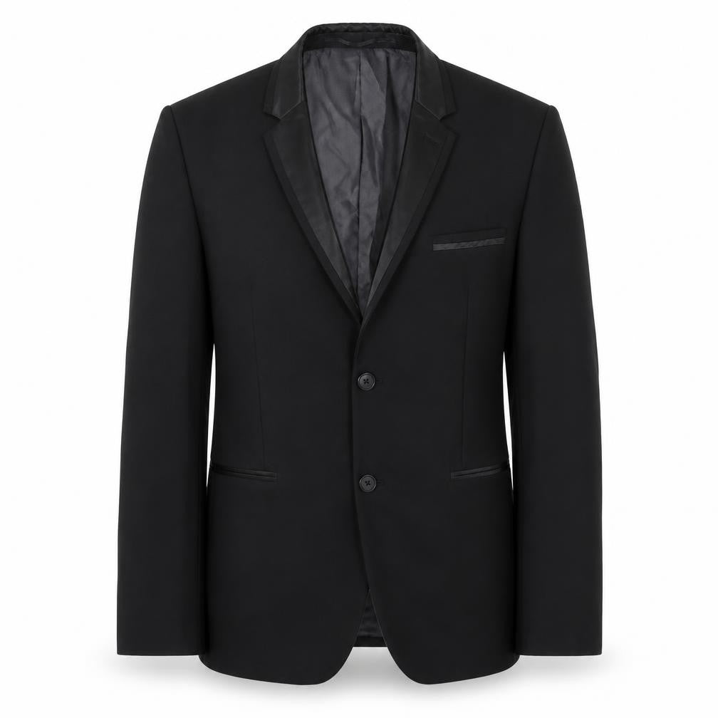 NEXT Mens Black Polyester Jacket Suit Jacket Size 38
