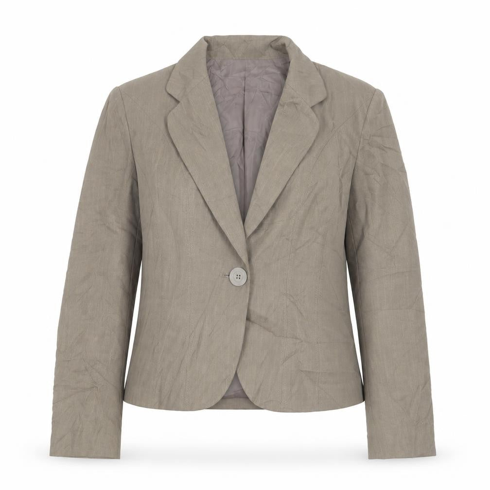 Marks & Spencer Womens Grey Jacket Blazer Size 18 Button
