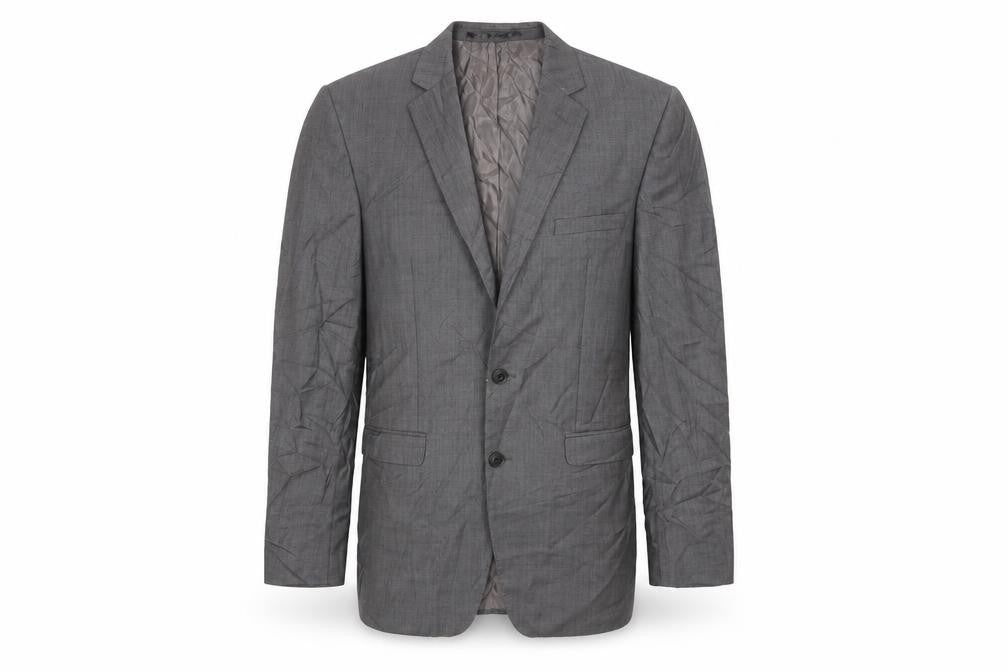Paul Costelloe Mens Grey Wool Jacket Suit Jacket Size 36