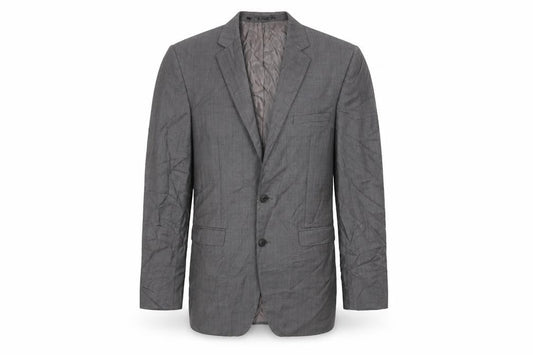 Paul Costelloe Mens Grey Wool Jacket Suit Jacket Size 36