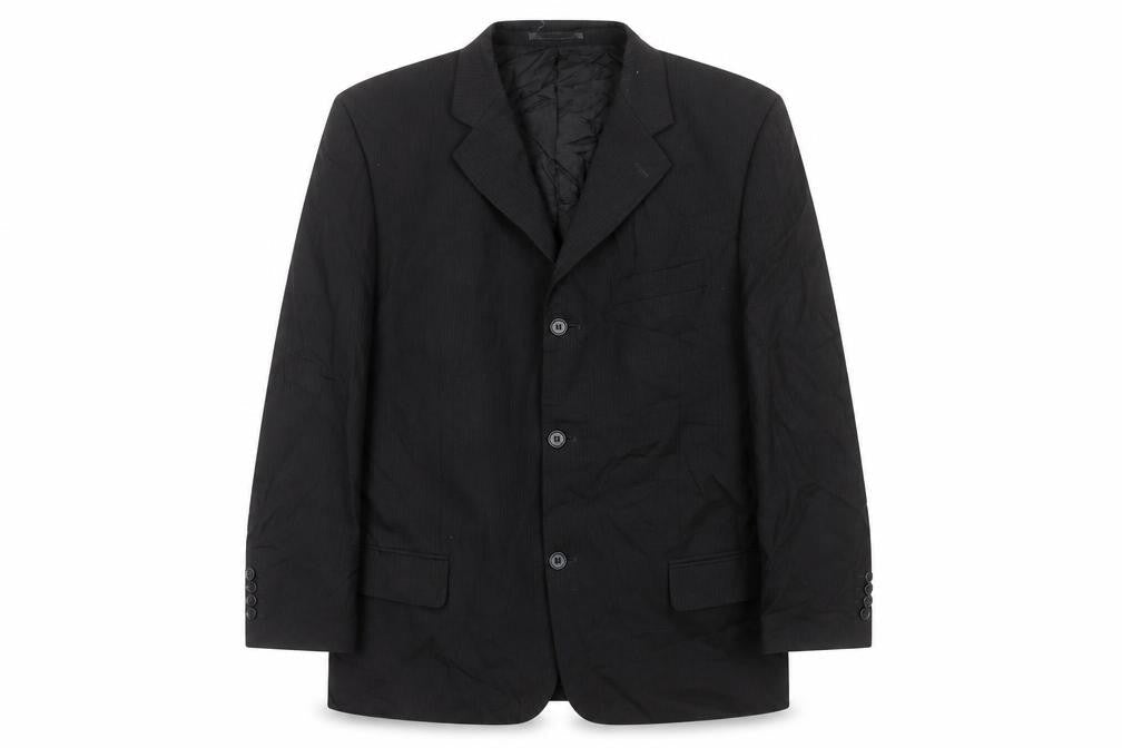 Simon Berwin Mens Black Wool Jacket Suit Jacket Size 44