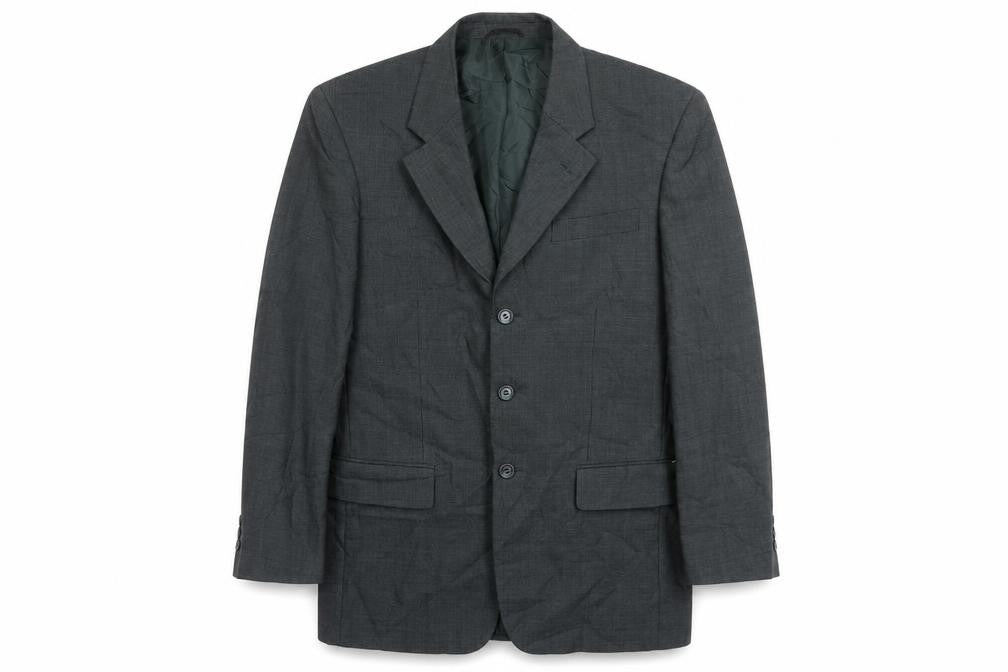 Dimensions Mens Green Polyacrylate Fibre Jacket Suit Jacket Size 36