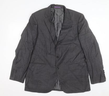 Next Mens Grey Wool Jacket Suit Jacket Size 42