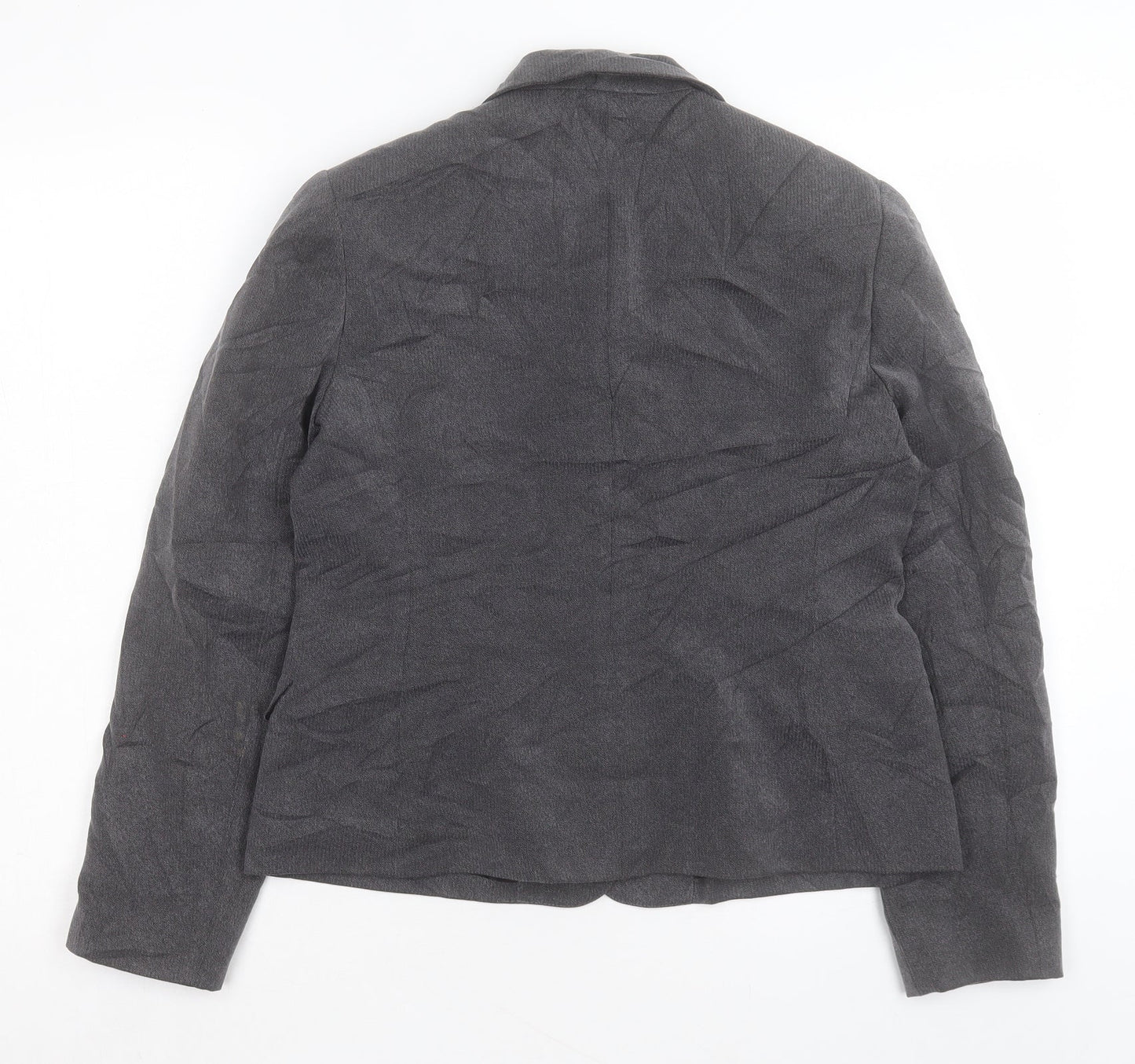 NEXT Womens Grey Jacket Blazer Size 10 Button