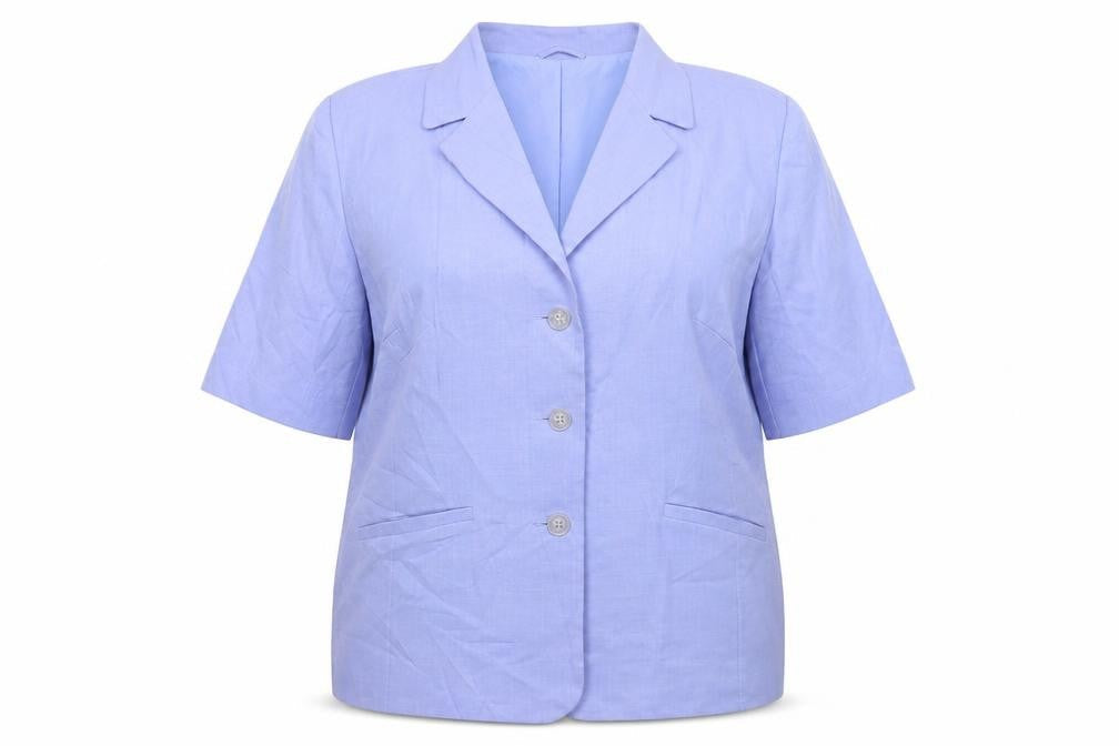 Bonmarché Womens Purple Jacket Blazer Size 14 Button