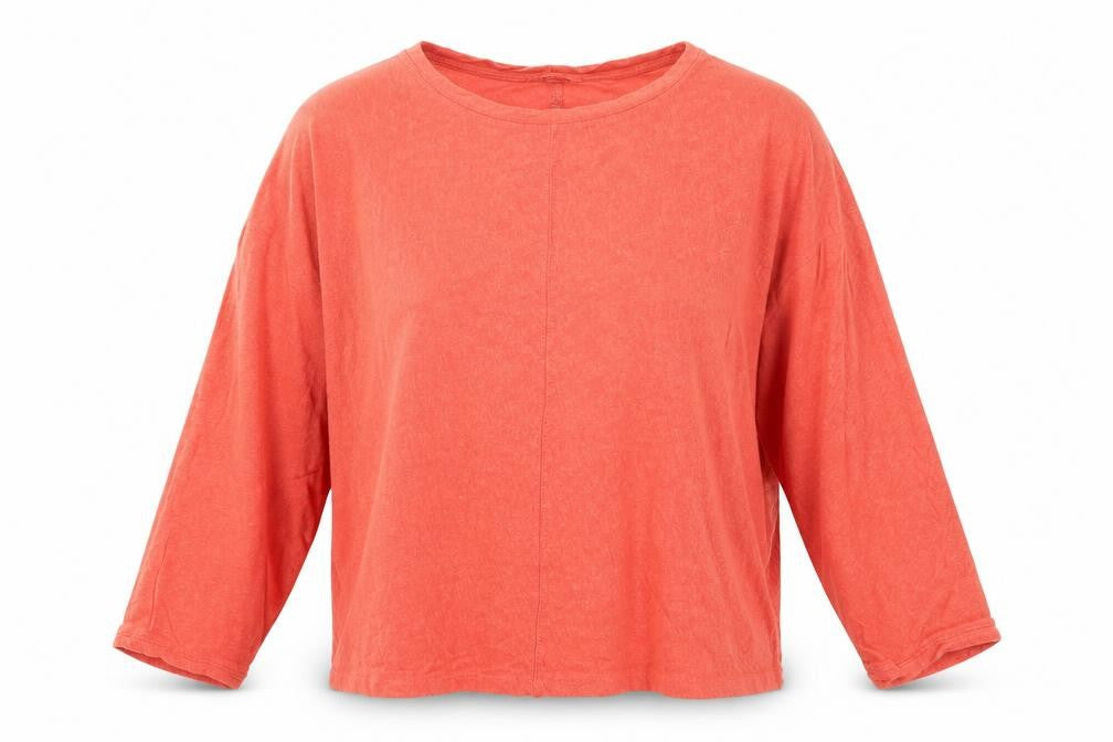 M&Co Womens Pink Viscose Basic T-Shirt Size 12 Crew Neck