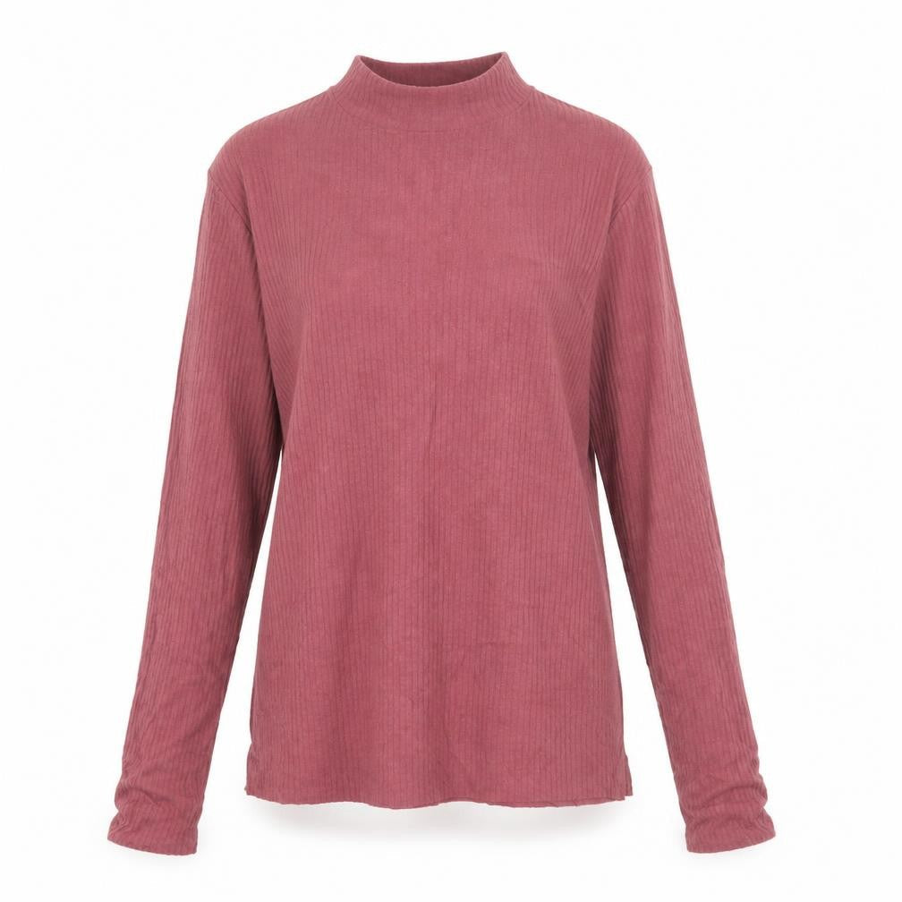 River Island Womens Pink High Neck Polyester Pullover Jumper Size 10