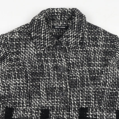 Miss Posh Womens Black Jacket Blazer Size 10 Button