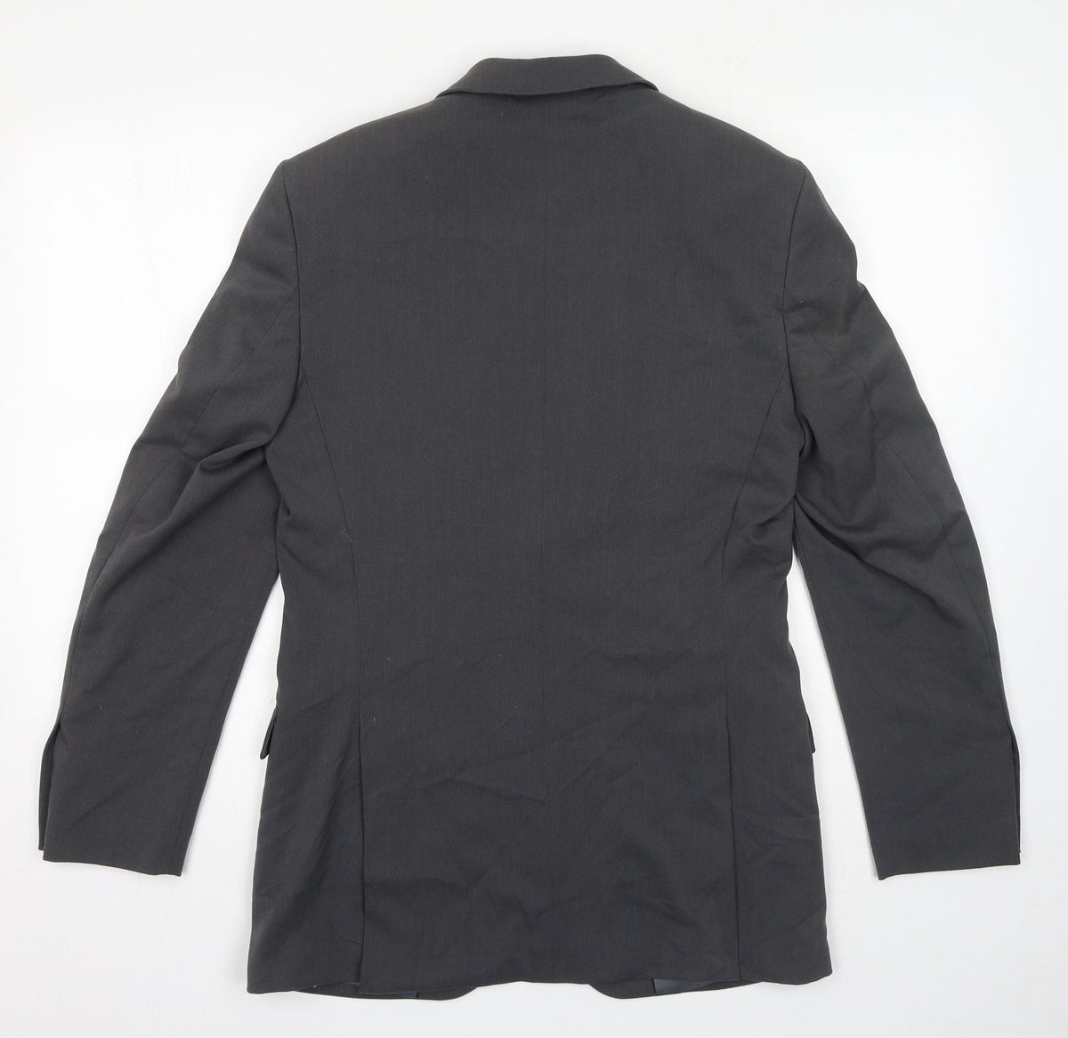 Taylor & Reece Womens Grey Polyester Jacket Suit Jacket Size 36