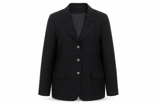Bonmarché Womens Black Polyester Jacket Blazer Size 14