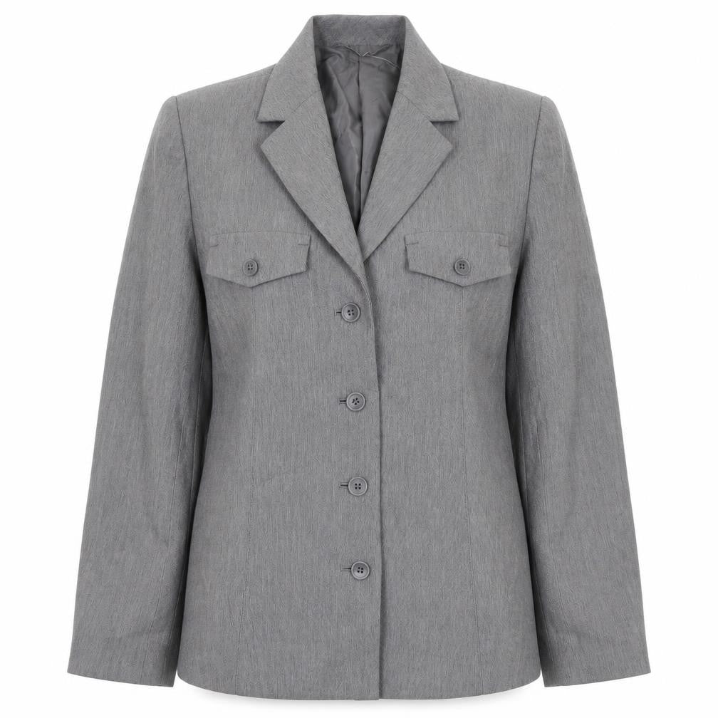 NEXT Womens Grey Polyester Jacket Blazer Size 8