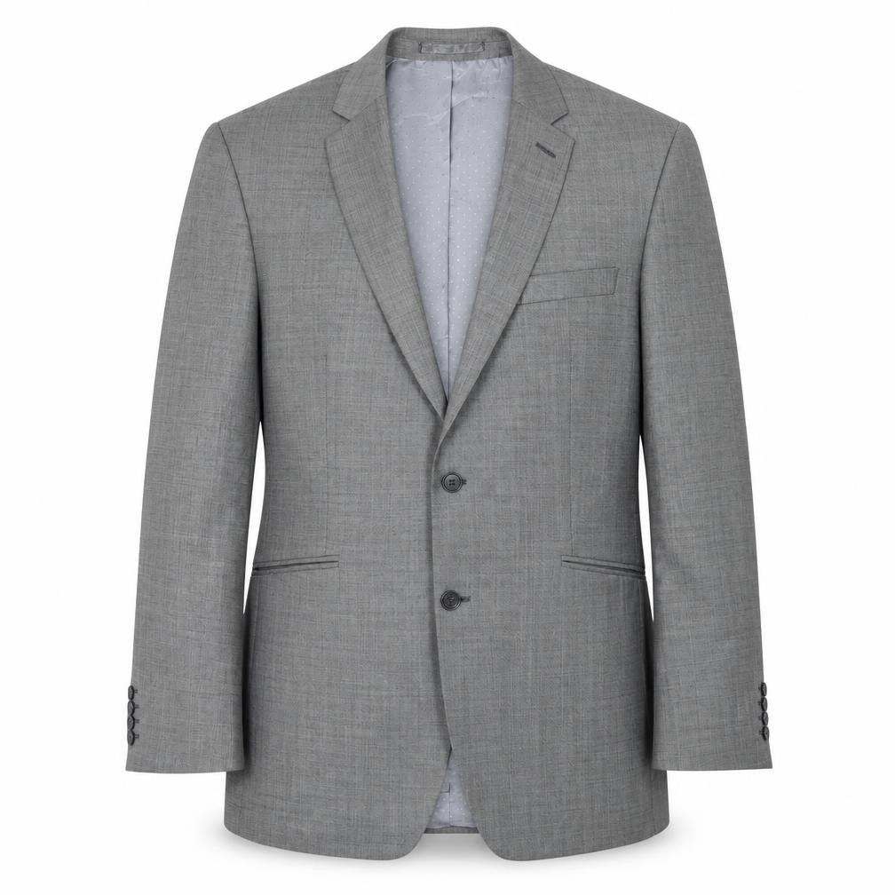 Preworn` Mens Grey Wool Jacket Blazer Size 42