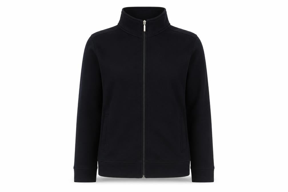 Bonmarché Womens Blue Polyester Full Zip Sweatshirt Size S Zip