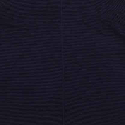 F&F Womens Blue Round Neck Viscose Pullover Jumper Size 14