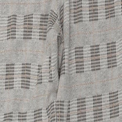 Select Womens Brown Plaid Polyester Trousers Size L L27 in Regular