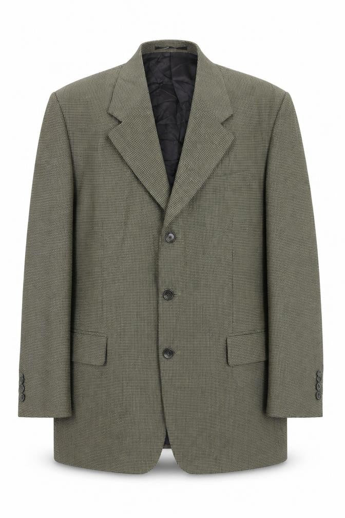Principles Mens Green Check Wool Jacket Blazer Size 40