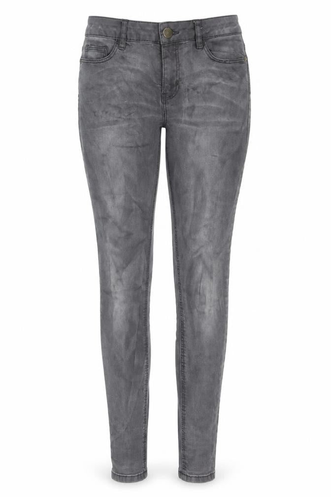 George Womens Grey Cotton Skinny Jeans Size 10 L28 in Regular Zip