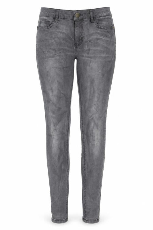 George Womens Grey Cotton Skinny Jeans Size 10 L28 in Regular Zip