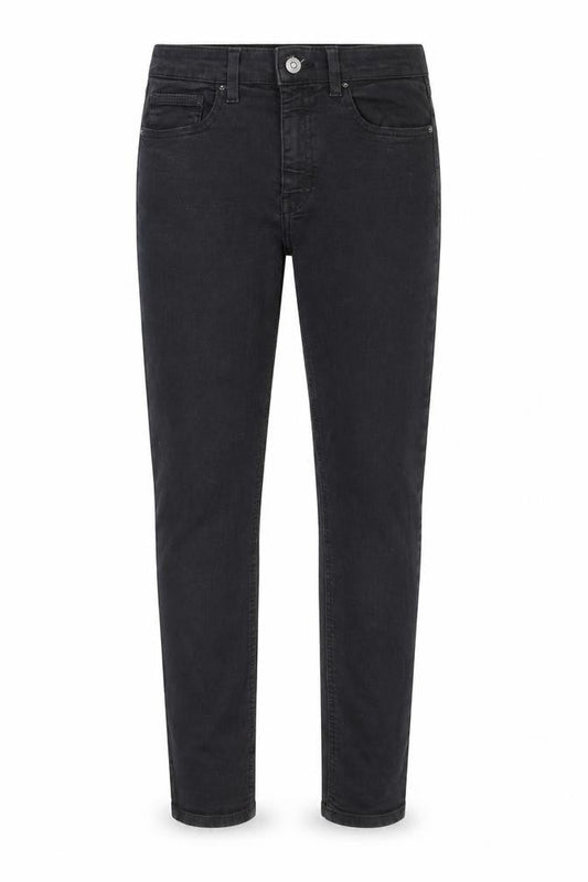 Topshop Mens Black Cotton Skinny Jeans Size 28 in L32 in Regular Zip