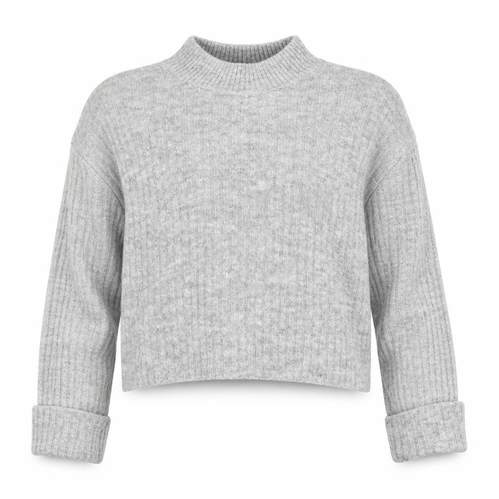 New Look Girls Grey Roll Neck Acrylic Pullover Jumper Size 14-15 Years Pullover
